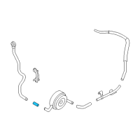 OEM 2007 Nissan Maxima Hose-Water Diagram - 21306-8J100