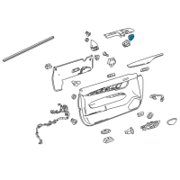 OEM 2018 Cadillac ATS Mirror Switch Diagram - 23297030