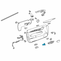 OEM Cadillac Trunk Lid Switch Diagram - 22867087