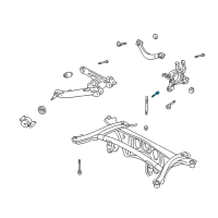 OEM 2006 Pontiac Vibe Bolt, Rear Suspension Knuckle Diagram - 88971300