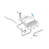 OEM 2005 Pontiac Aztek Lift Cylinder Diagram - 10353792