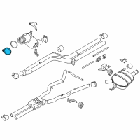 OEM 2014 BMW 550i GT SCREW CLAMP Diagram - 11-65-8-585-233
