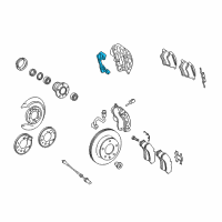 OEM 2006 Dodge Sprinter 2500 Adapter-Disc Brake CALIPER Diagram - 5135915AB