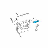 OEM 2008 Toyota 4Runner Armrest Diagram - 74220-35211-B0