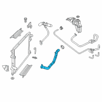 OEM 2013 Dodge Charger Hose-Radiator Outlet Diagram - 68248846AF