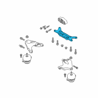 OEM 2018 Ford Mustang Transmission Support Diagram - BR3Z-6A023-B