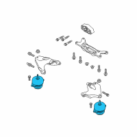 OEM 2014 Ford Mustang Mount Diagram - BR3Z-6038-C