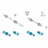 OEM 2014 Ford Transit Connect Inner Boot Diagram - DV6Z-3A331-D