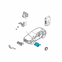 OEM 2006 Infiniti FX35 Control Assembly-Active Cruise Control Diagram - 18995-CG100