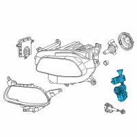 OEM 2020 Jeep Cherokee Module-HEADLAMP LEVELING Diagram - 68226878AA