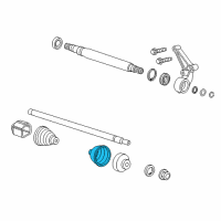 OEM 2016 Buick LaCrosse Outer Boot Diagram - 22833444