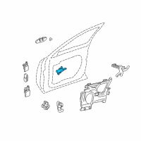 OEM Buick Park Avenue Door Check Diagram - 19244695