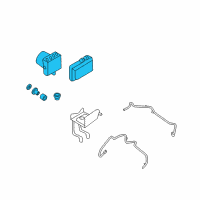 OEM Lincoln MKS ABS Control Unit Diagram - AA5Z-2C405-A