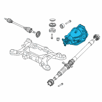 OEM 2015 Dodge Challenger Different-Rear Axle Diagram - 68159834AG
