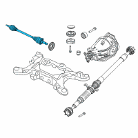 OEM 2017 Dodge Charger Axle Shaft Rear Right Diagram - 53010748AA