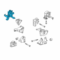 OEM 2018 Toyota Corolla iM Side Mount Assembly Diagram - 12305-37150