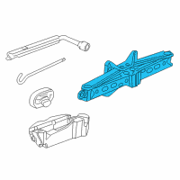 OEM 2011 Chevrolet Camaro Jack Diagram - 23175599