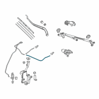 OEM 2019 Honda Ridgeline Tube (820MM) Diagram - 76868-TG7-A01