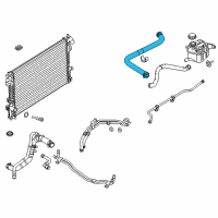 OEM 2017 Ford Explorer Upper Hose Diagram - BB5Z-8260-E