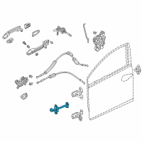 OEM 2014 Honda Civic Checker, Left Front Door Diagram - 72380-TR3-A01