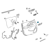 OEM 2018 Chevrolet Cruze Lock Switch Diagram - 13423093