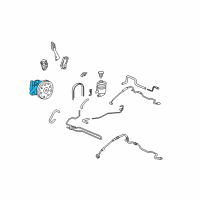 OEM 2005 Acura TL Pump, Power Steering (Reman) Diagram - 06561-RDA-505RM