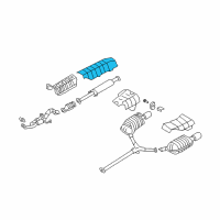 OEM 2008 Hyundai Azera Protector-Heat Center Diagram - 28792-3L000