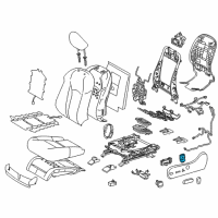 OEM 2017 Toyota Avalon Lumbar Switch Diagram - 84920-22010-C0