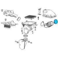 OEM 2013 Honda Odyssey Clamp, Air Flow (95) Diagram - 17316-R70-A03