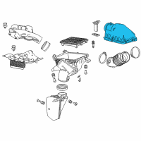 OEM 2014 Acura MDX Cover, Air Cleaner Diagram - 17211-5J6-A00