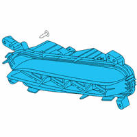 OEM 2020 Lincoln Aviator Fog Lamp Assembly Diagram - LC5Z-15201-A