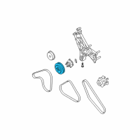 OEM 2005 Kia Sorento Pulley-Idler Diagram - 2528639800