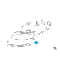 OEM 2008 Lincoln MKZ Ballast Diagram - 6H6Z-13C170-A