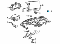 OEM 2020 Chevrolet Corvette Release Switch Diagram - 23372455