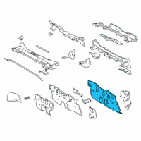 OEM 2020 Toyota Corolla Insulator Diagram - 55210-02780