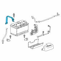 OEM Cadillac CT6 Strap Diagram - 84200007