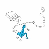 OEM 2019 Kia K900 Sensor Assembly-Rr HEIGH Diagram - 55830J6000