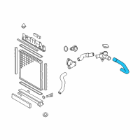 OEM Scion iQ Upper Hose Diagram - 16571-47060