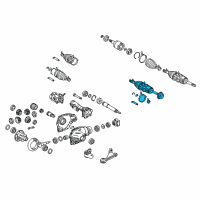 OEM Toyota Land Cruiser Outer Joint Assembly Diagram - 43460-69177