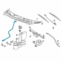 OEM 2004 Mercury Monterey Hose Diagram - 3F2Z-17K605-AA