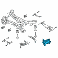 OEM 2015 Jeep Cherokee Knuckle-Rear Diagram - 5090071AE