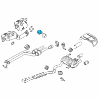 OEM 2006 BMW 325xi Heat Resistant Plate Diagram - 18-40-3-412-867