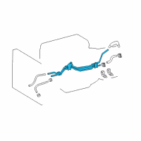 OEM Lexus Tube Sub-Assy, Oil Cooler W/O Hose, NO.1 Diagram - 32907-50060