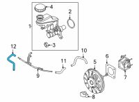 OEM 2020 Nissan Sentra Hose-Brake Booster Diagram - 47474-6LB0A