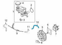 OEM 2020 Nissan Sentra Hose-Brake Booster Diagram - 47471-6LB0A