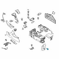 OEM Ford Focus Auxiliary Outlet Diagram - CV6Z-19N236-BA