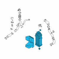 OEM Hyundai Cooler Assembly-Intermediated Diagram - 28270-2GTB0