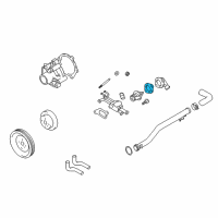 OEM 2008 Kia Spectra5 Gasket-WITH/INLET Fitting Diagram - 2563323010