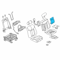 OEM 2014 Ford F-150 Seat Back Heater Diagram - 9L3Z-14D696-A