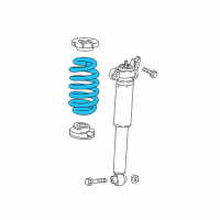 OEM 2017 Cadillac XT5 Coil Spring Diagram - 84223392